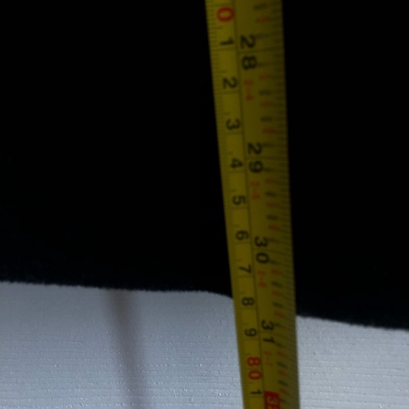 Wool Cashmere Blend Black  Size Large Pea Coat - Picture 13 of 13